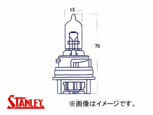 スタンレー/STANLEY 二輪車用 モペッドハロゲン 12V 40/40W 14-0346