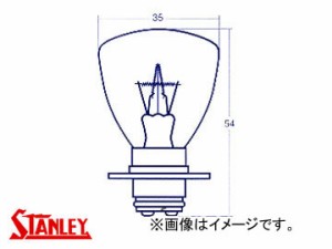 スタンレー/STANLEY ヘッドランプ・フォグランプ用電球（つば付きダブル） 24V 35/8W A5684M 入数：10個