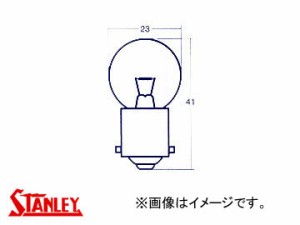 スタンレー/STANLEY バックランプ・コーナリングランプ・ウインカーランプ用電球（シングル球） 12V 15W A4325 入数：10個