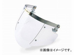 理研オプテック/RIKEN アクリルシールド MP型ヘルメット NV金具 球面 クリアー NV-209側付