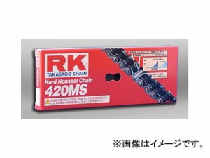 2輪 RK EXCEL ノンシールチェーン STD 鉄色 420MS 104L C50 スーパーカブ(中国ホンダ) CB50JX NSR80 XLR80R エイプ100 エイプ100 タイプD