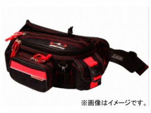 2輪 ラフ＆ロード F-ラフウエストバッグ ブラック×レッド RR9451 JAN：4580332561890