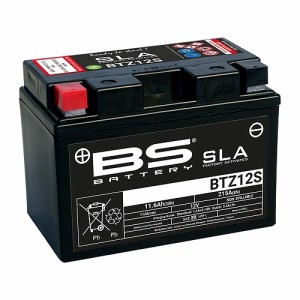 BSバッテリー SLAバッテリー バイク用バッテリー ホンダ フェイズ/ABS MF11 SM2509/B/C、A9/B/C 250cc BTZ12S 2輪