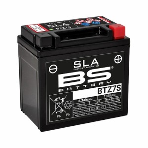 BSバッテリー SLAバッテリー バイク用バッテリー ホンダ FTR MC34 FTR2238 200cc BTZ7S 2輪