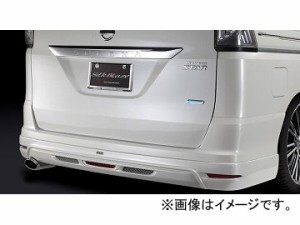 シルクブレイズ ミニバンFT リアスポイラー 日産 セレナ ハイウェイスター/Vセレクション C26 2010年10月〜2013年11月 未塗装 バックフォ