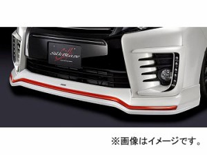 シルクブレイズ フロントスポイラー 純正色/レッド塗り分け トヨタ ヴォクシー ZRR/ZWR8＃ ZSグレード専用 選べる7塗装色