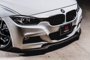 シルクブレイズ フロントリップスポイラー Type-S BMW 3シリーズ(F30) 320i 8A20 Mスポーツ 2017年05月〜2018年12月 WETカーボン/クリア