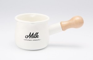 Lilly White ホーロープチミルクパン「Milk」 LW-204(0773201)