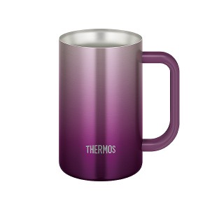 サーモス/THERMOS 真空断熱ジョッキ パープル 600ml 食洗機OK JDK-601C(PL)