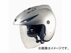 2輪 TNK工業 ジェット型ヘルメット AZ-7V シルバー サイズ:M,L,XL