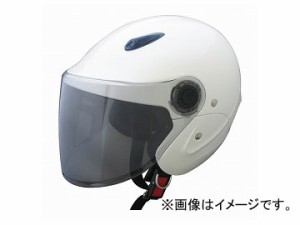 2輪 TNK工業 セミジェット型ヘルメット WS-303 wish パールホワイト JAN：4984679511103