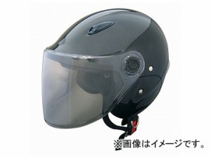 2輪 TNK工業 セミジェット型ヘルメット WS-303 wish ブラック JAN：4984679511110