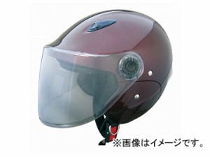 2輪 TNK工業 セミジェット型ヘルメット WS-303 wish レッドビーン JAN：4984679511127