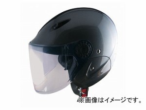 2輪 TNK工業 セミジェット型ヘルメット WS-303 wish ガンメタ JAN：4984679511134