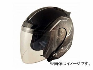 2輪 TNK工業 ジェット型ヘルメット Vita（ヴィータ） VJ-5 ブラックシルバーメッシュ サイズ:M(57-58cm),L(58-60cm未満),XL（60-62cm未満