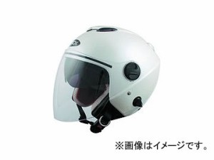 2輪 TNK工業 ジェット型 ヘルメット ZJ-2 ザック 508387 JAN：4984679508387 カラー：パールホワイト サイズ：フリー