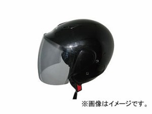 2輪 TNK工業 セミジェット型 ヘルメット WS-202 ウィッシュ 507403 JAN：4984679507403 カラー：ブラック サイズ：フリー