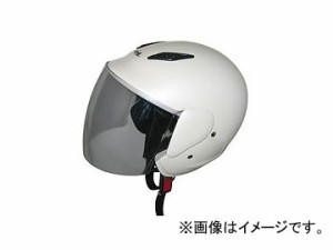 2輪 TNK工業 セミジェット型 ヘルメット WS-202 ウィッシュ 507397 JAN：4984679507397 カラー：パールホワイト サイズ：フリー