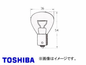 東芝/TOSHIBA ヘッドランプ・フォグランプ用電球（白熱球） つば無し シングル A24V 35W 黄 品番：A0770Y 入り数：10