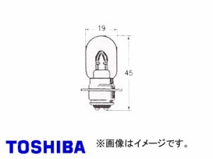 東芝/TOSHIBA 二輪車用モペット電球（ヘッドランプ） A6V 15/15W 品番：A1601J 入り数：10