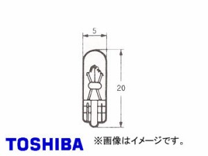 東芝/TOSHIBA ウェッジベース電球 A12V 0.5W 品番：A7428 入り数：100個