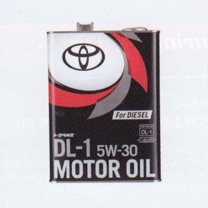 トヨタ純正 ディーゼルエンジンオイル 4L DL-1 5W-30 入数：1缶 08883-03105