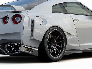 トラスト/TRUST GReddy リアワイドフェンダー ニッサン GT-R R35 VR38DETT MY17専用 2016年07月〜 17020253