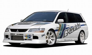 トラスト/TRUST GReddy エアロキット フロントスカート ミツビシ ランサーエボリューション ワゴン CT9W 4G63(DOHC TURBO) 2005年09月〜 