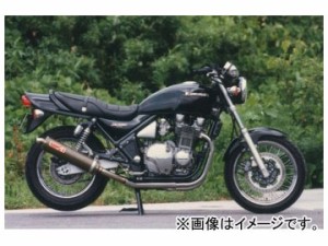 2輪 ヤマモトレーシング spec-A マフラー SUS SLIP-ON TWIN カーボン 品番：41101-02NCB カワサキ ゼファー1100