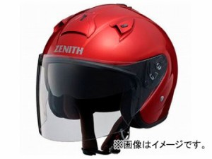 2輪 ワイズギア ヘルメット YJ-14 ZENITH キャンディーレッド