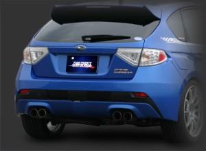 ゼロスポーツ/ZERO SPORTS リアバンパー 0103033 スバル インプレッサ WRX STI GRB/GRF 2007年10月〜