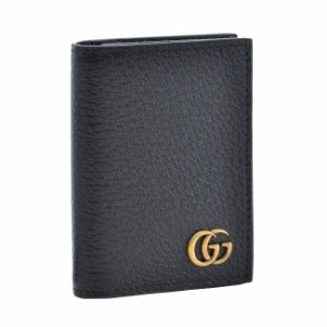 グッチ/GUCCI 名刺入れ メンズ GG Marmont カードケース ブラック 428737-DJ20T-1000