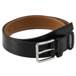 ジェイエムウエストン/J.M.WESTON ベルト メンズ SIGNATURE BELT シグネチャーベルト 32mm BLACK BOXCALF レザーベルト  2024年春夏新作 