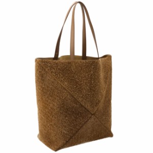 ロエベ/LOEWE バッグ メンズ PUZZLE TOTE LARGE HAIRY SUEDE トートバッグ PEANUT B510Q18X01-0090-8715