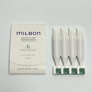 ミルボン モイスチュア No.6 ウィークリーブースター 9g x 4本 ヘアマスク グローバル ミルボン リプレニッシング サロントリートメント 