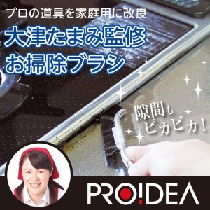 大津式　お掃除ブラシ　おそうじ ガラス掃除用品 サッシ用 送料無料 ふち フチ 縁　隅 硬い 硬め ブラシ サッシレール 大掃除 年末