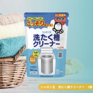 シャボン玉 洗たく槽クリーナー 1個 500g 洗濯槽 カビ防止 除菌 消臭 部屋干し 梅雨 洗濯槽クリーナー 洗濯槽洗剤 洗濯機 洗たく槽 