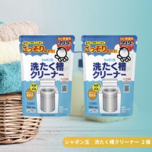 シャボン玉 洗たく槽クリーナー 2個 500g 洗濯槽 カビ防止 除菌 消臭 部屋干し 梅雨 洗濯槽クリーナー 洗濯槽洗剤 洗濯機 洗たく槽 