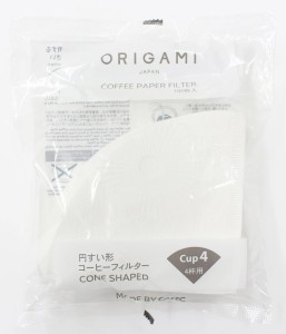 ORIGAMI Paper Filter ペーパーフィルター 2杯用 100枚入り 円すい形 Cup2