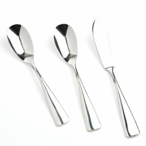 COPPER the cutlery Silver mirror  アイススプーン バターナイフ 3本セット カパーザカトラリー シルバーミラー アイスクリームスプーン