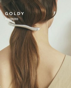 フローイング ライン バレッタ/GOLDY/ゴールディ/6220203【追跡可能メール便180円】