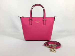 ケイトスペード ハンドバッグ 2way ショルダーバッグ レザー ピンク ミニトートバッグ 【極美品 使用わずか】 返品保証
