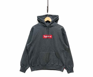 SUPREME シュプリーム 21AW Box Logo Hooded Sweatshirt BOXロゴ スウェットパーカー  チャコール サイズS 正規品 / 26689