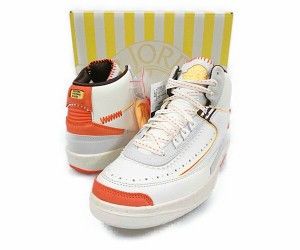 NIKE ナイキ DO5254-180 AIR JORDAN 2 RETRO SP エアジョーダン 2 シューズ ホワイト×オレンジ サイズUS8=26cm 正規品 / 28136