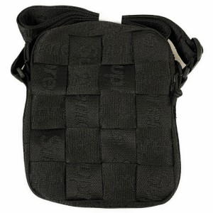 SUPREME シュプリーム 23SS Woven Shoulder Bag ウーブン ショルダーバッグ ブラック 正規品 / 31583