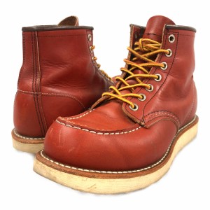 RED WING レッドウィング 8875 モック トゥ レースアップ セッター ブーツ 犬タグ付 赤茶色 サイズUS5.5E=23.5cm 正規品 / 32832