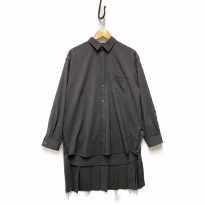 UNDERCOVER アンダーカバー 23AW 品番 UP2C4401 プリーツ スカート付きシャツ グレー系 サイズ2 正規品 / 33495