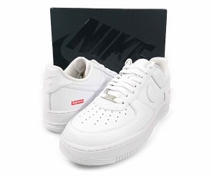 SUPREME×NIKE CU9225-100 AIR FORCE 1 LOW SP エアフォース シューズ ホワイト サイズUS9.5=27.5cm 正規品 / 27711