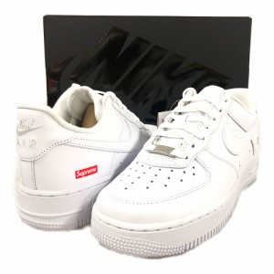 SUPREME シュプリーム ×NIKE ナイキ 品番 CU9225-100 AIR FORCE 1 LOW SP エアフォース シューズ ホワイト US7=25cm 正規品 / 31774