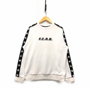 FCRB ソフネット 18SS FCRB-180011 星 スター ポリエステル スウェット 白 サイズL 正規品 / 33565